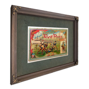 Yale Princeton Game Illustrated 6f631 — Bourbon Framed Canvas Print | Bella Frye