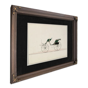 Design for Phaeton (unnumbered) — Bourbon Framed Canvas Print | Bella Frye