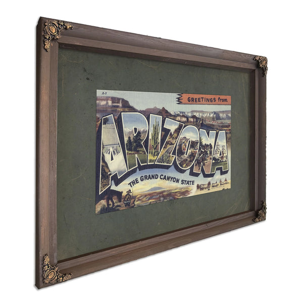 Arizona — Bourbon Framed Canvas Print | Bella Frye