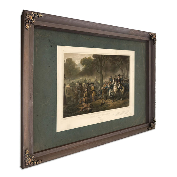 Life of George Washingtonthe Soldier 1854 — Bourbon Framed Canvas Print | Bella Frye
