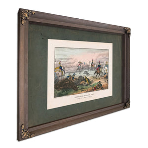 Battle of Mill El Renear the City of Mexicosept 8th 1847 1847 — Bourbon Framed Canvas Print | Bella Frye