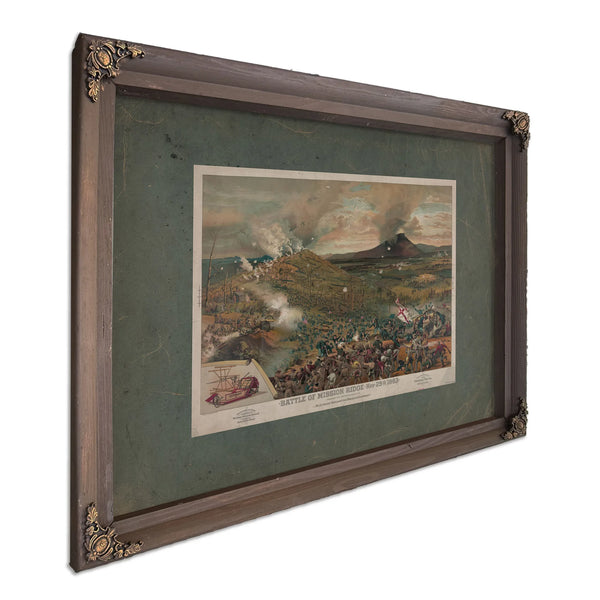 Battle of Mission Ridge Nov 25th 1863 1886 — Bourbon Framed Canvas Print | Bella Frye