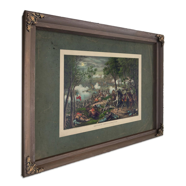 Battle of Chancellorsville 189 — Bourbon Framed Canvas Print | Bella Frye