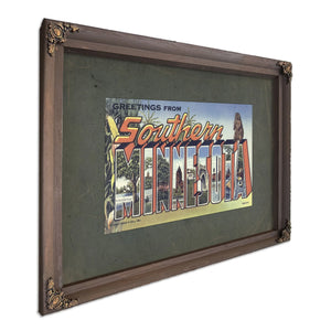 Minnesota Southern — Bourbon Framed Canvas Print | Bella Frye
