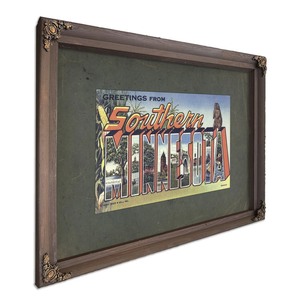 Minnesota Southern — Bourbon Framed Canvas Print | Bella Frye