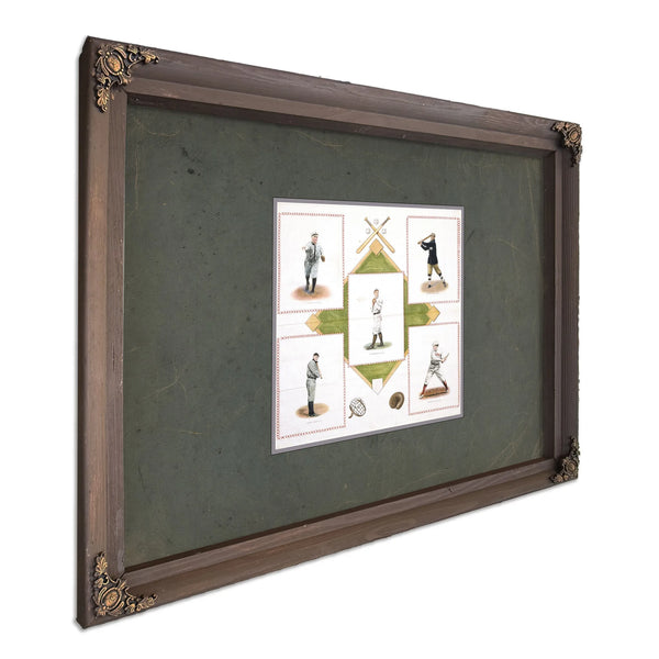 Souvenir Square Usa 1912 — Bourbon Framed Canvas Print | Bella Frye