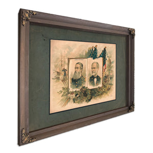 Heroes of the War 1891 — Bourbon Framed Canvas Print | Bella Frye