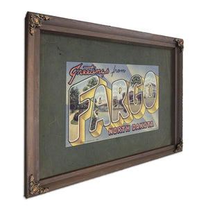 North Dakota Fargo — Bourbon Framed Canvas Print | Bella Frye