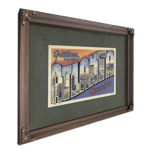 Georgia Atlanta — Bourbon Framed Canvas Print | Bella Frye