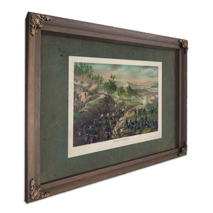 Battle of Resacamay 13 to 16 1864 1889 — Bourbon Framed Canvas Print | Bella Frye