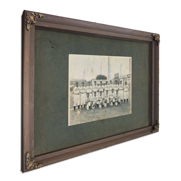 Homestead Grays — Bourbon Framed Canvas Print | Bella Frye