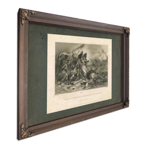 Death of Pakenham at the Battle of New Orleans 186 — Bourbon Framed Canvas Print | Bella Frye