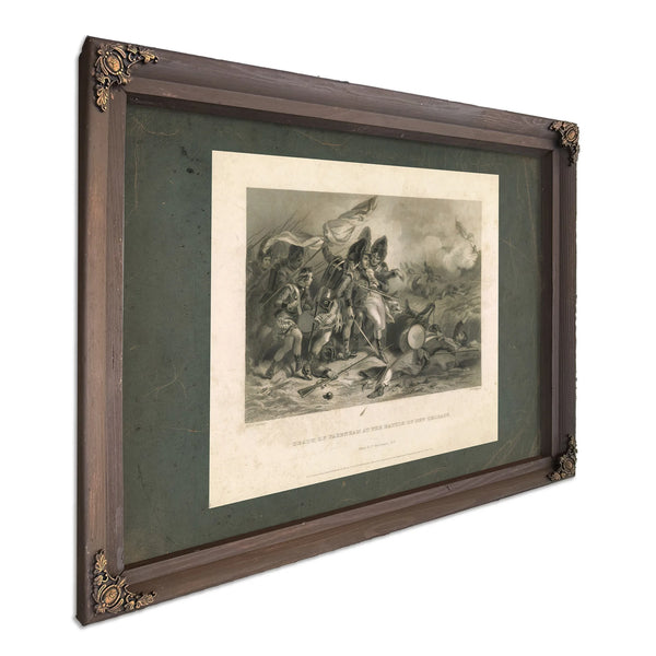 Death of Pakenham at the Battle of New Orleans 186 — Bourbon Framed Canvas Print | Bella Frye