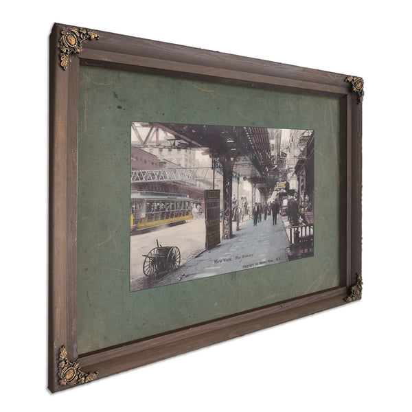 Bowery — Bourbon Framed Canvas Print | Bella Frye