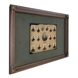 Cleveland Blues Baseball Team 192 — Bourbon Framed Canvas Print | Bella Frye