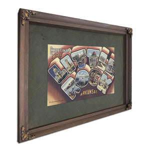 Arkansas Little Rock — Bourbon Framed Canvas Print | Bella Frye