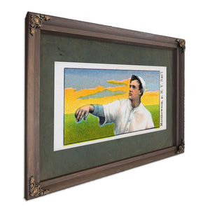 E92 Dockman and Sons Christy Mathewson — Bourbon Framed Canvas Print | Bella Frye