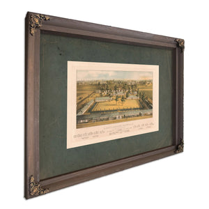 La Fayette Barracks Baltimore Md 1862 — Bourbon Framed Canvas Print | Bella Frye