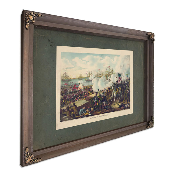 Battle of New Orleans 189 — Bourbon Framed Canvas Print | Bella Frye