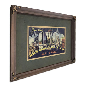 California Hollywood — Bourbon Framed Canvas Print | Bella Frye