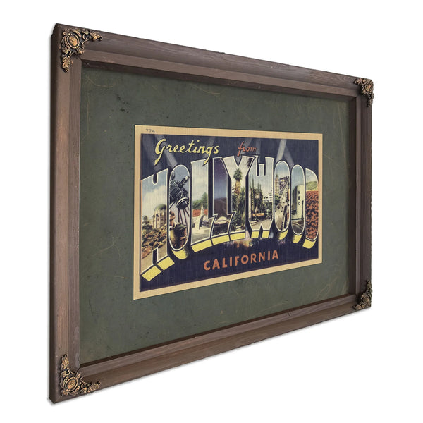 California Hollywood — Bourbon Framed Canvas Print | Bella Frye