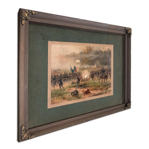 Battle of Antietam 1887 — Bourbon Framed Canvas Print | Bella Frye