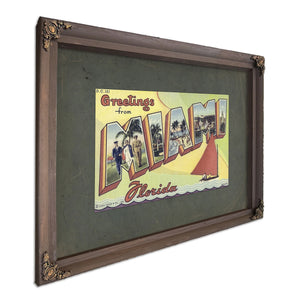 Florida Miami — Bourbon Framed Canvas Print | Bella Frye