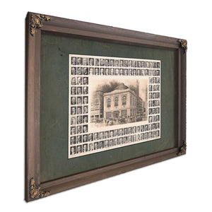 Boston Stock Exchange 191 — Bourbon Framed Canvas Print | Bella Frye
