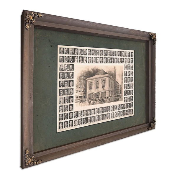 Boston Stock Exchange 191 — Bourbon Framed Canvas Print | Bella Frye