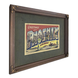 Arizona Phoenix — Bourbon Framed Canvas Print | Bella Frye
