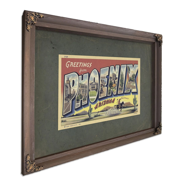 Arizona Phoenix — Bourbon Framed Canvas Print | Bella Frye
