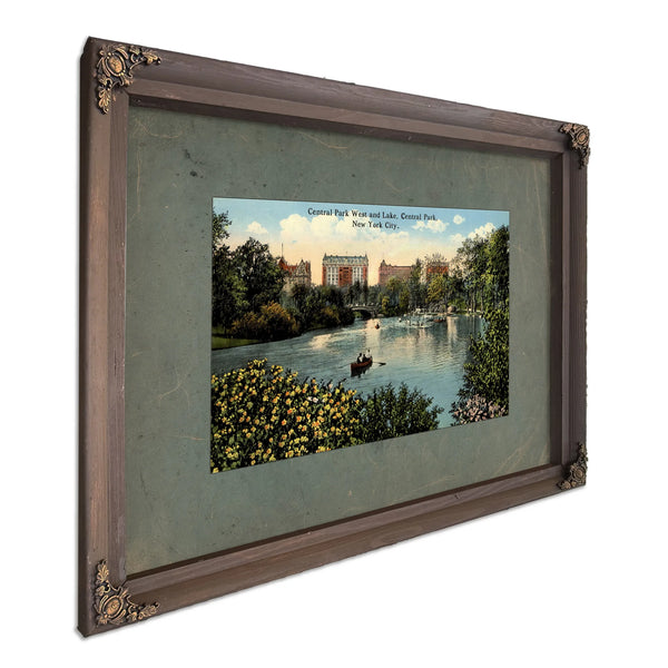 The Gilded Refuge Where Manhattans Elite Escaped to Waters Edge — Bourbon Framed Canvas Print | Bella Frye
