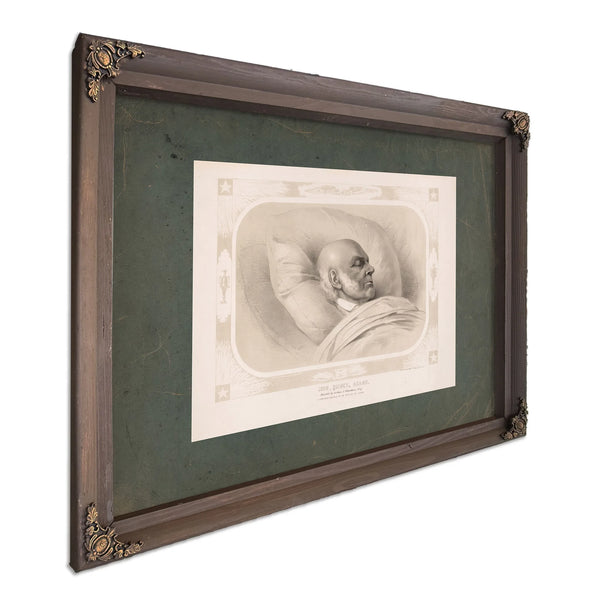 John Quincy Adams 19th Century — Bourbon Framed Canvas Print | Bella Frye