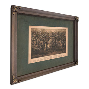 Full Rank Major Generals of the United States Army Civil War 1861 65 1887 — Bourbon Framed Canvas Print | Bella Frye