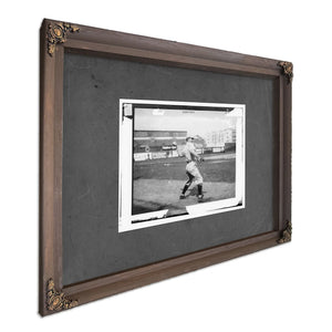 Tris Speaker Boston Al Baseball — Bourbon Framed Canvas Print | Bella Frye