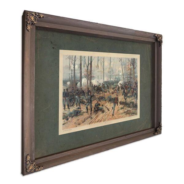 Battle of Shiloh 1888 — Bourbon Framed Canvas Print | Bella Frye