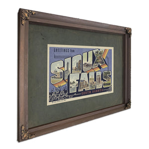 South Dakota Sioux Falls — Bourbon Framed Canvas Print | Bella Frye
