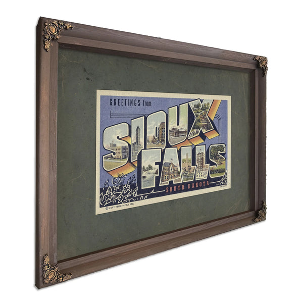 South Dakota Sioux Falls — Bourbon Framed Canvas Print | Bella Frye