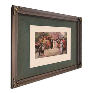 General Washington at Christ Church Easter Morning 1795 199 — Bourbon Framed Canvas Print | Bella Frye