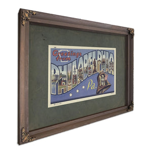 Pennsylvania Philadelphia — Bourbon Framed Canvas Print | Bella Frye
