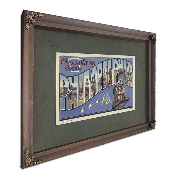 Pennsylvania Philadelphia — Bourbon Framed Canvas Print | Bella Frye