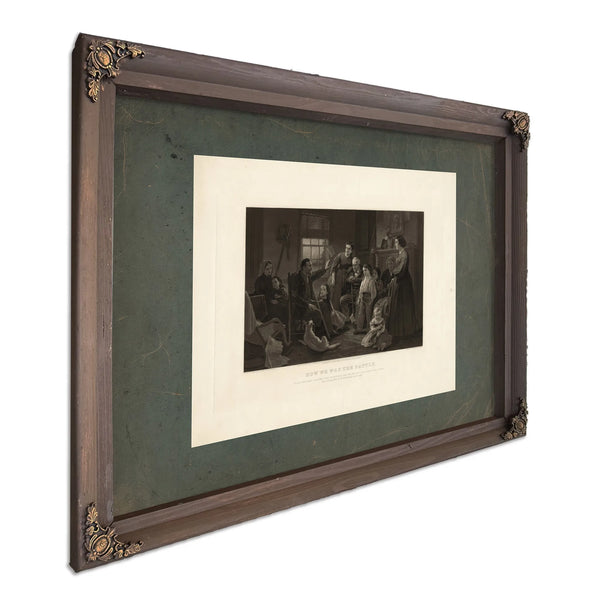 How We Won the Battle 19th Century — Bourbon Framed Canvas Print | Bella Frye