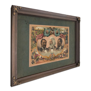 Heroes of the Colored Race 1883 — Bourbon Framed Canvas Print | Bella Frye