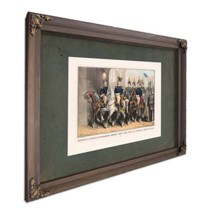 General Scotts Victorious Entry Into the City of Mexico Sept 14th 1847 1847 — Bourbon Framed Canvas Print | Bella Frye