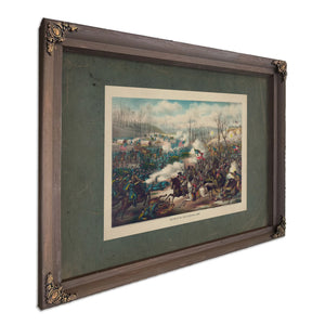 Battle of Pea Ridge Arkansas 1889 — Bourbon Framed Canvas Print | Bella Frye