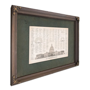 55th or Spanish American War Congress 1899 — Bourbon Framed Canvas Print | Bella Frye