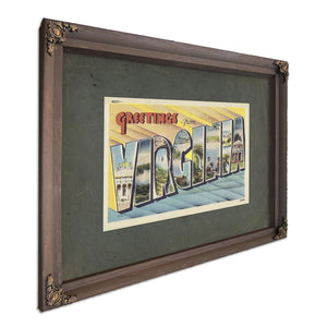 Virginia — Bourbon Framed Canvas Print | Bella Frye