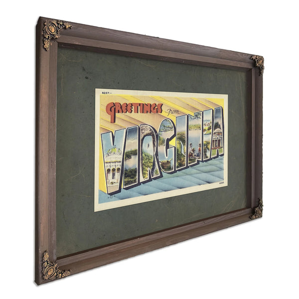 Virginia — Bourbon Framed Canvas Print | Bella Frye