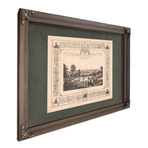 in Commemoration of the Glorious Victories of the 3rd and 9th of April 1865 — Bourbon Framed Canvas Print | Bella Frye