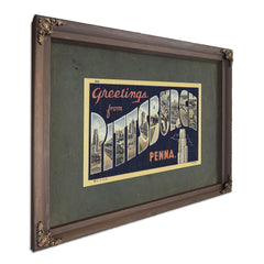 Pennsylvania Pittsburgh — Bourbon Framed Canvas Print | Bella Frye